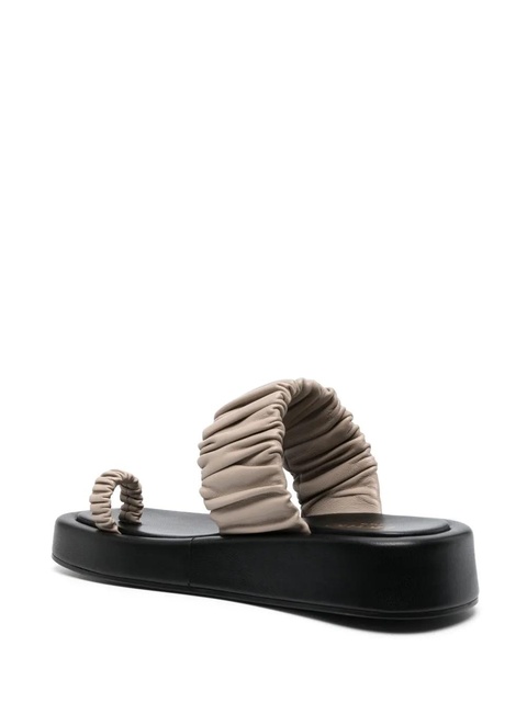 Elleme Amor 39mm platform leather sandals - Neutrals - zdjęcie produktu nr 2
