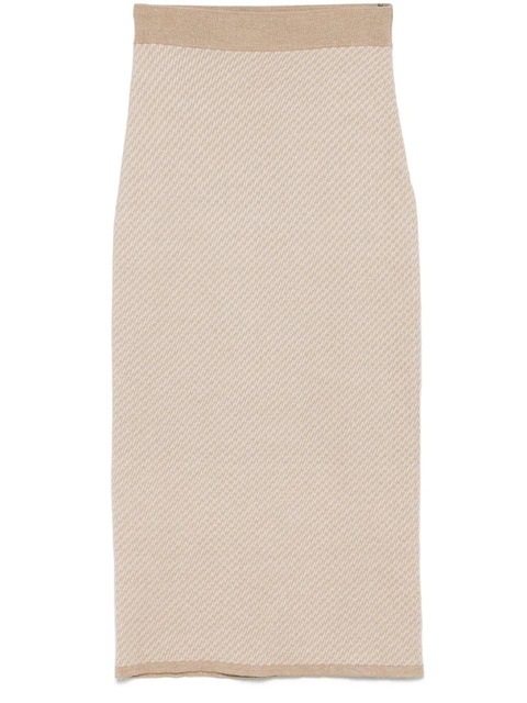 FENDI FF midi skirt - Neutrals - zdjęcie produktu nr 1