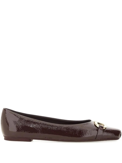 Ferragamo buckle ballet flats - Brown - zdjęcie produktu nr 1