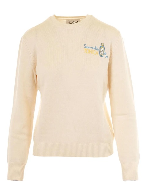 MC2 Saint Barth New Queen embroidered sweater - Neutrals - zdjęcie produktu nr 1