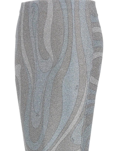 PUCCI Iride metallic midi skirt - Grey - zdjęcie produktu nr 2
