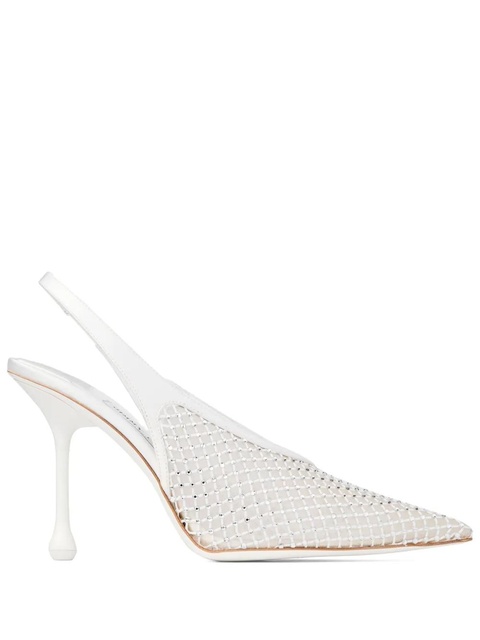 Jimmy Choo 95mm Isa pumps - White - zdjęcie produktu nr 1