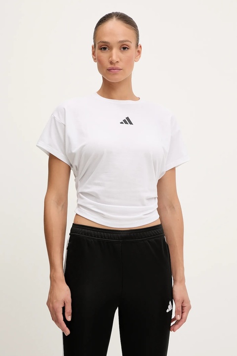 adidas Performance t-shirt treningowy POWER damski kolor biały JX1194 - zdjęcie produktu nr 1