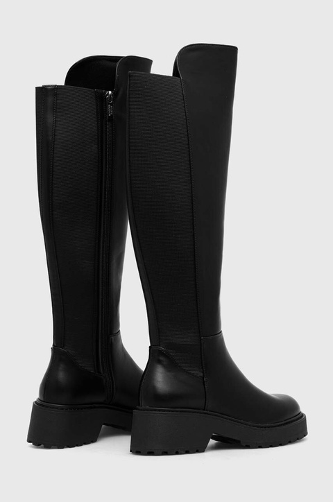 Steve Madden kozaki Callback damskie kolor czarny na platformie SM11002218 - zdjęcie produktu nr 2