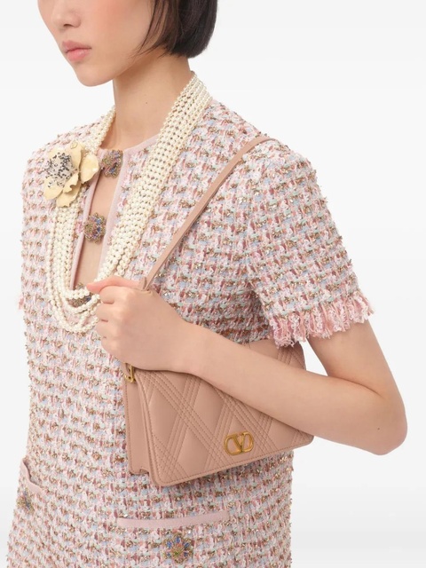 Valentino Garavani mini Quiltie 67 shoulder bag - Pink - zdjęcie produktu nr 2