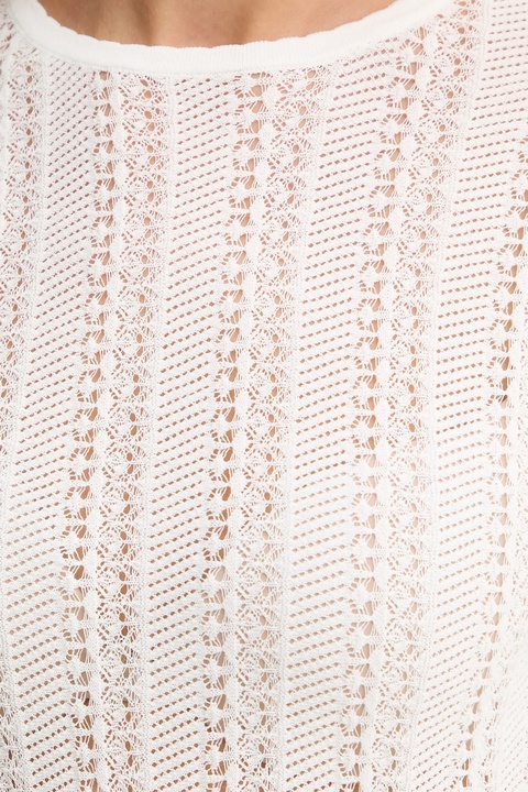 Twinset sweter damski kolor beżowy lekki 252TP3181 - zdjęcie produktu nr 2