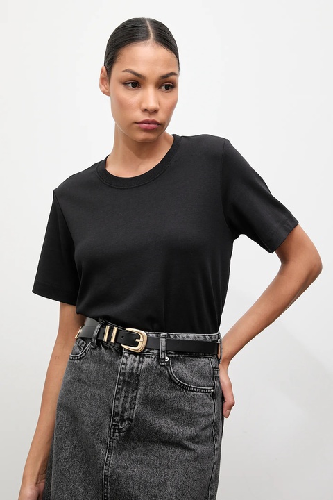 Answear.LAB t-shirt bawełniany damski kolor czarny - zdjęcie produktu nr 1