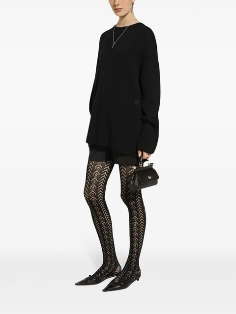 Dolce & Gabbana balloon-sleeve jumper - Black - zdjęcie produktu nr 2