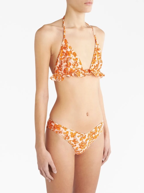 ETRO Berry-print triangle bikini - Orange - zdjęcie produktu nr 2