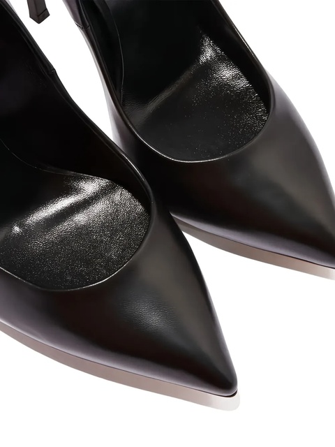 Casadei 115mm leather heeled pumps - Black - zdjęcie produktu nr 1