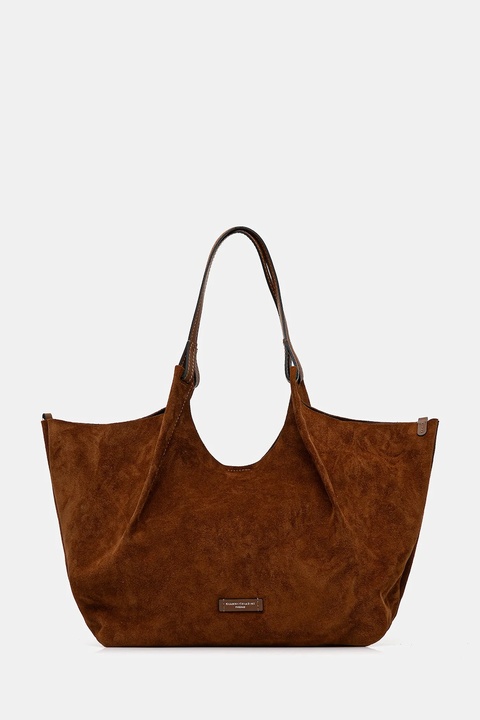 Gianni Chiarini torebka zamszowa DUA kolor brązowy BS.9780.CM - zdjęcie produktu nr 1