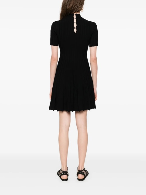 Maje fine-knit mini dress - Black - zdjęcie produktu nr 2