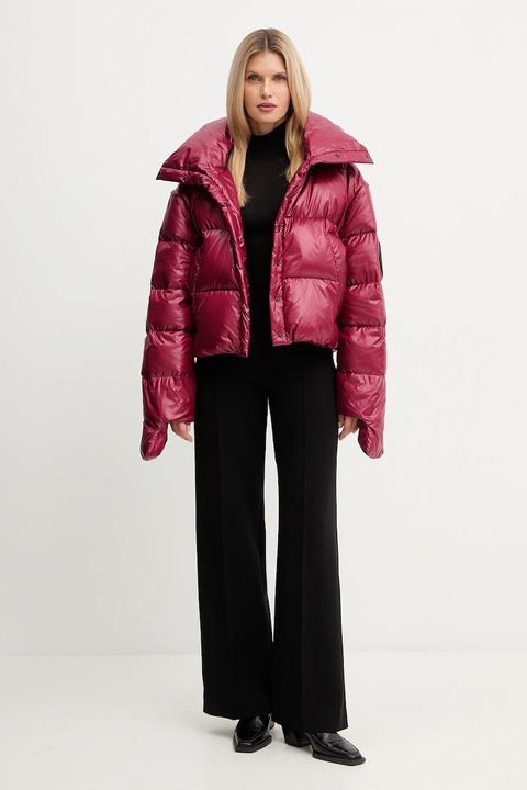 MMC STUDIO kurtka puchowa PL damska kolor czerwony zimowa RAFO - zdjęcie produktu nr 2