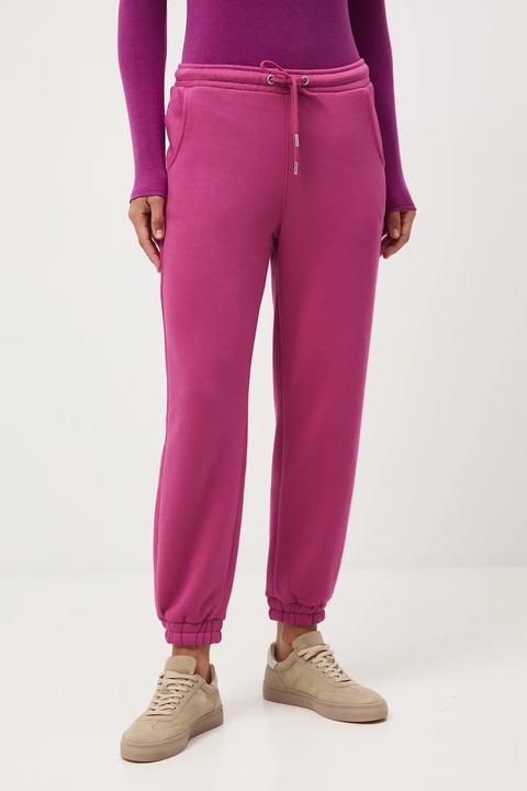 Medicine spodnie dresowe damskie kolor różowy gładkie - zdjęcie produktu nr 1