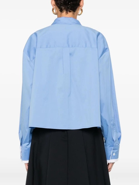 Maje brooch-detail blouse - Blue - zdjęcie produktu nr 2