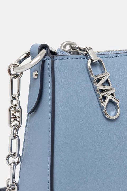 MICHAEL Michael Kors torebka skórzana kolor niebieski - zdjęcie produktu nr 2