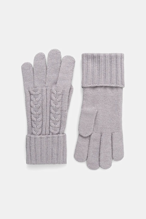 Guess rękawiczki damskie kolor szary AW5382 POL02 - zdjęcie produktu nr 2