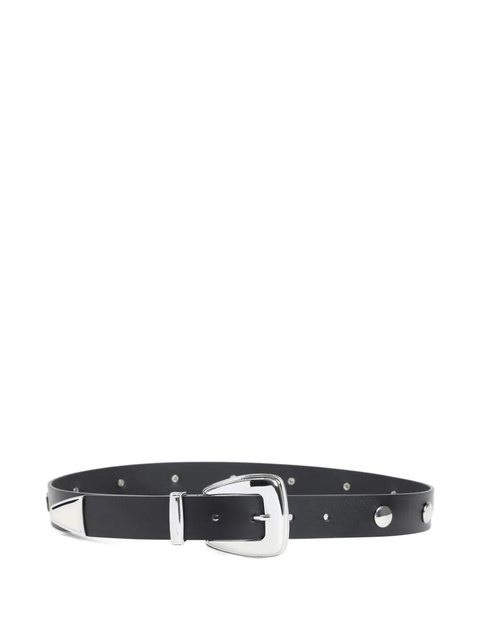 The Frankie Shop studded leather belt - Black - zdjęcie produktu nr 1