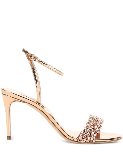 Casadei embellished sandals - Gold - zdjęcie produktu nr 1