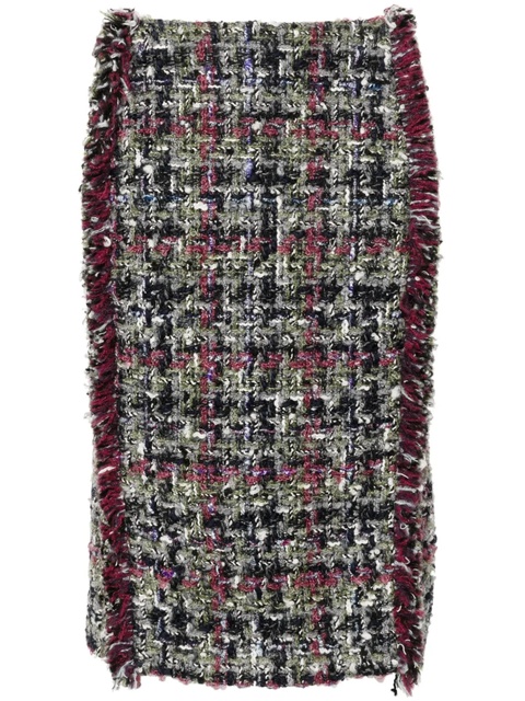 ETRO bouclé midi skirt - Grey - zdjęcie produktu nr 1