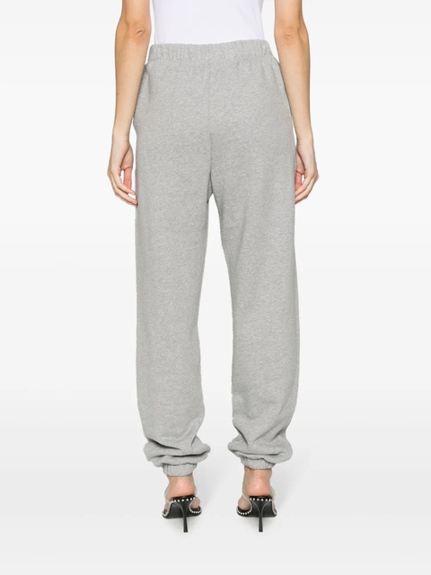 The Attico Penny logo-appliqué cotton track pants - Grey - zdjęcie produktu nr 2