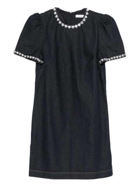 ZIMMERMANN embellished denim mini dress - Blue - zdjęcie produktu nr 1