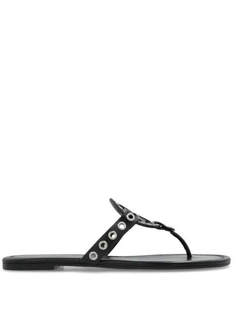 Tory Burch eyelet-embellished sandals - Black - zdjęcie produktu nr 1