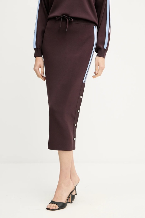 Pinko spódnica kolor bordowy midi prosta 105393 A2FQ - zdjęcie produktu nr 1