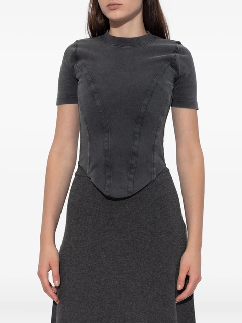 Balenciaga panelled T-shirt - Grey - zdjęcie produktu nr 2