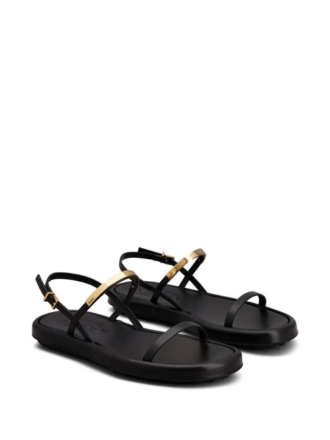 Tod's leather sandals - Black - zdjęcie produktu nr 2