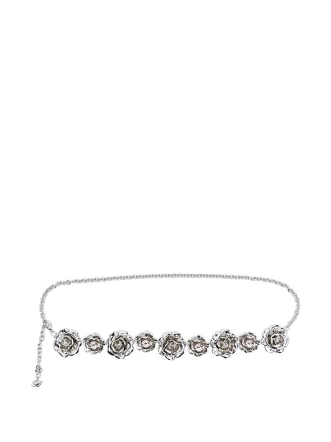 Blumarine roses-detail B-charm belt - Silver - zdjęcie produktu nr 1