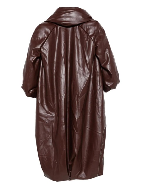 Rowen Rose short-sleeve long coat - Brown - zdjęcie produktu nr 1