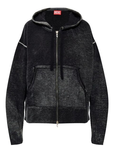 Diesel M-Hermine zip-up hoodie - Black - zdjęcie produktu nr 1