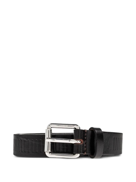 LEMAIRE leather-grooved belt - Black - zdjęcie produktu nr 1