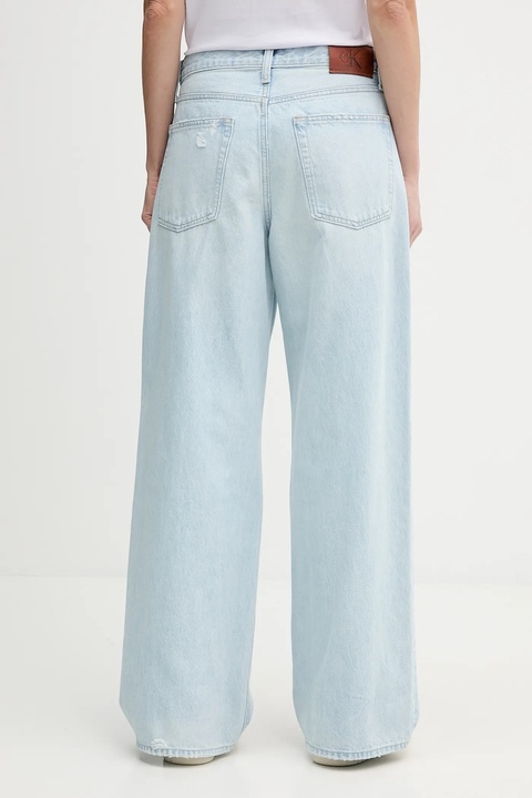 Calvin Klein Jeans jeansy damskie kolor niebieski LV047D835G - zdjęcie produktu nr 2