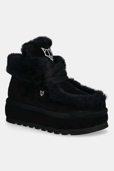 Naked Wolfe śniegowce zamszowe Bambi kolor czarny Bambi Suede Shearling Black - zdjęcie produktu nr 1