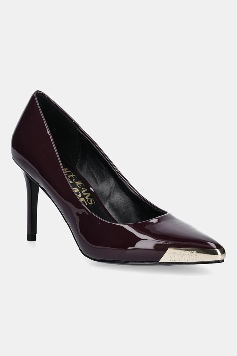 Versace Jeans Couture szpilki kolor fioletowy 79VA3S50 ZS859 317 - zdjęcie produktu nr 1