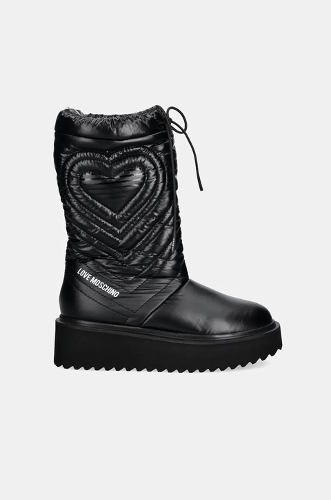 Love Moschino śniegowce kolor czarny JA24276I0LIN5000 - zdjęcie produktu nr 1