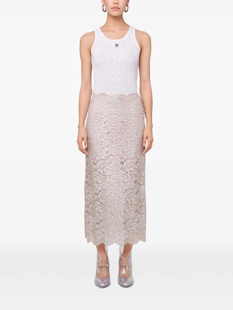 Rabanne lace maxi skirt - Pink - zdjęcie produktu nr 2