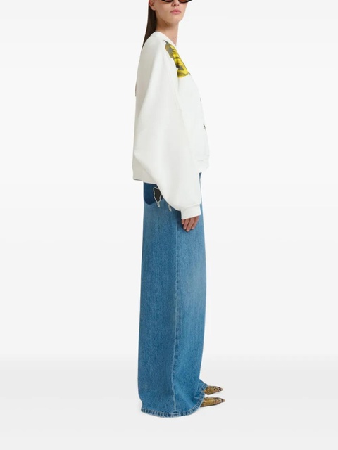 Marni tulip-print sweatshirt - White - zdjęcie produktu nr 2