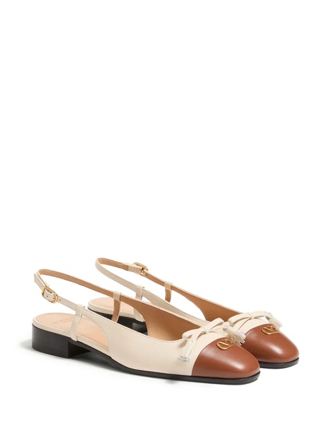 Valentino Garavani 25mm Valet du Roi slingback ballet flats - Neutrals - zdjęcie produktu nr 2