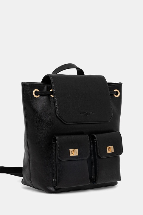 U.S. Polo Assn. plecak Clark damski kolor czarny mały gładki BIU0K8856WVP - zdjęcie produktu nr 2