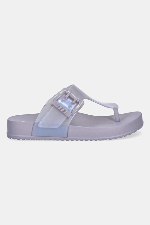 Melissa japonki MELISSA COZY FLIP FLOP AD damskie kolor fioletowy na płaskim obcasie M 35933.BC915 - zdjęcie produktu nr 1