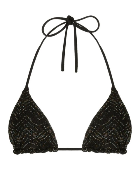 Missoni zigzag-knit bikini set - Black - zdjęcie produktu nr 2