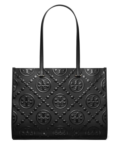 Tory Burch monogram-pattern tote bag - Black - zdjęcie produktu nr 1