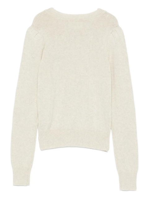 MARANT ÉTOILE long-sleeve logo sweater - Neutrals - zdjęcie produktu nr 2