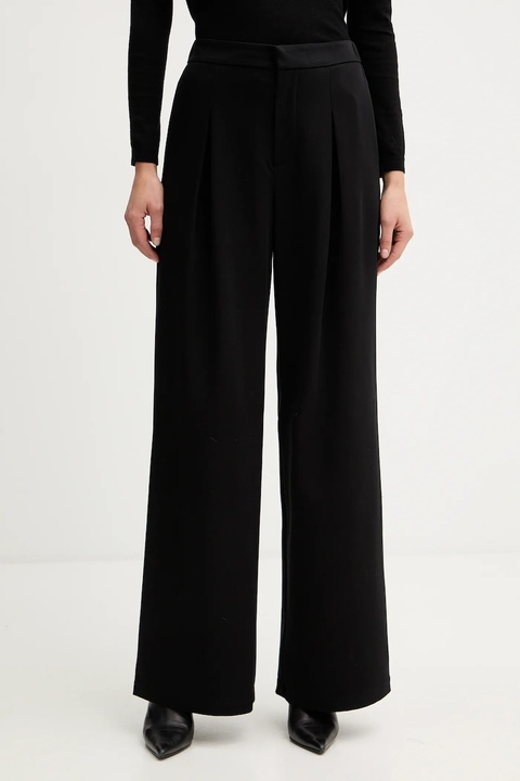 Guess spodnie JAYNE damskie kolor czarny proste high waist W5BB32 W2600 - zdjęcie produktu nr 1