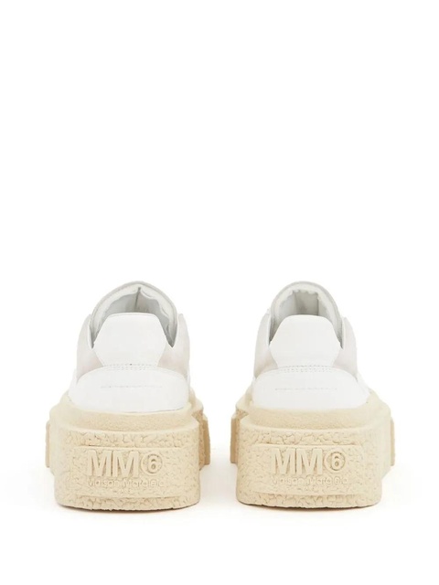 MM6 Maison Margiela chunky flatform sneakers - White - zdjęcie produktu nr 2