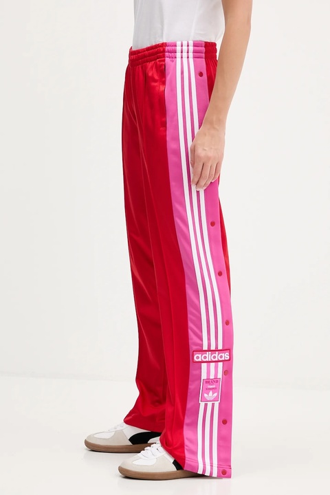 adidas Originals spodnie dresowe Adibreak PT damskie kolor czerwony wzorzyste JV8553 - zdjęcie produktu nr 2
