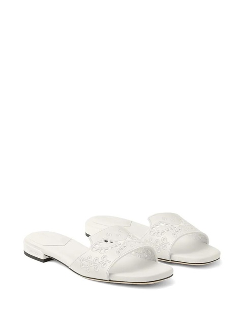 Jimmy Choo Ariane flat sandals - White - zdjęcie produktu nr 1